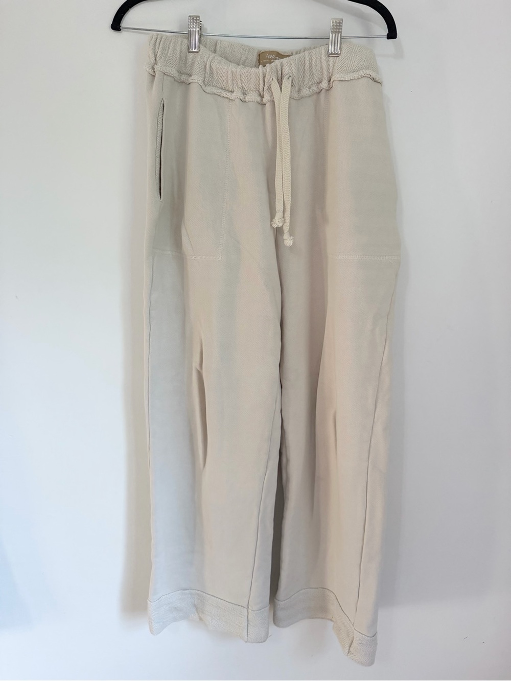 Free-est free people sweatpants white size medium lounge